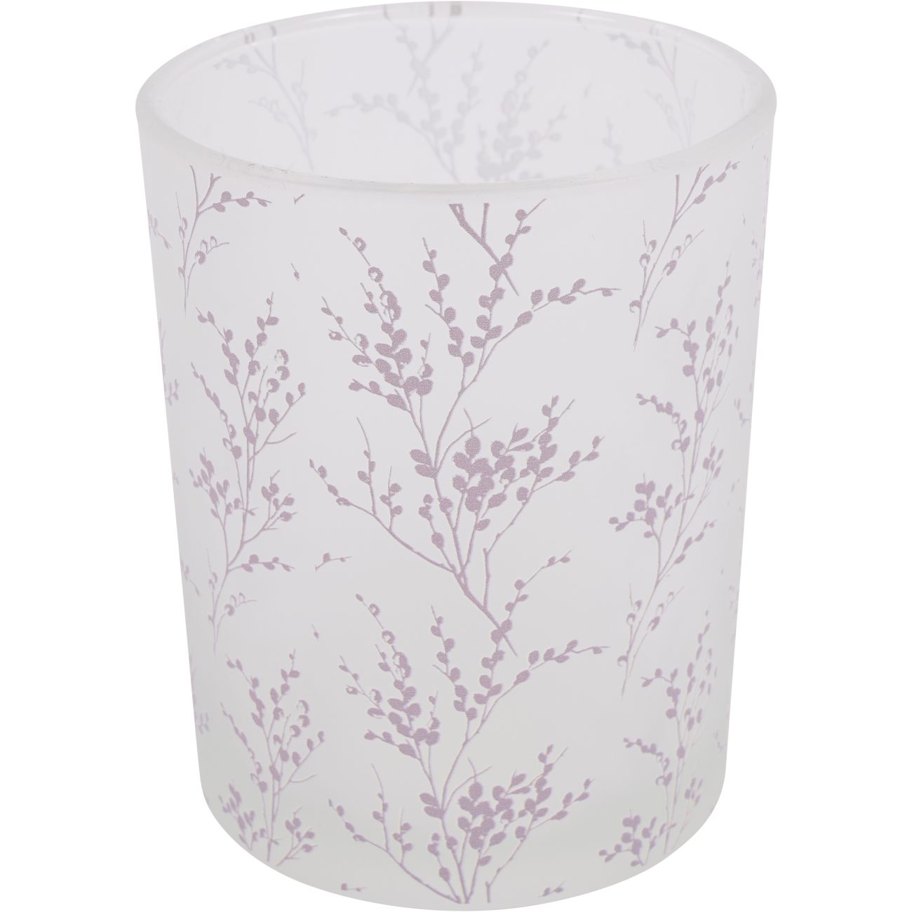 Laura Ashley Pussywillow Glass Hurricane