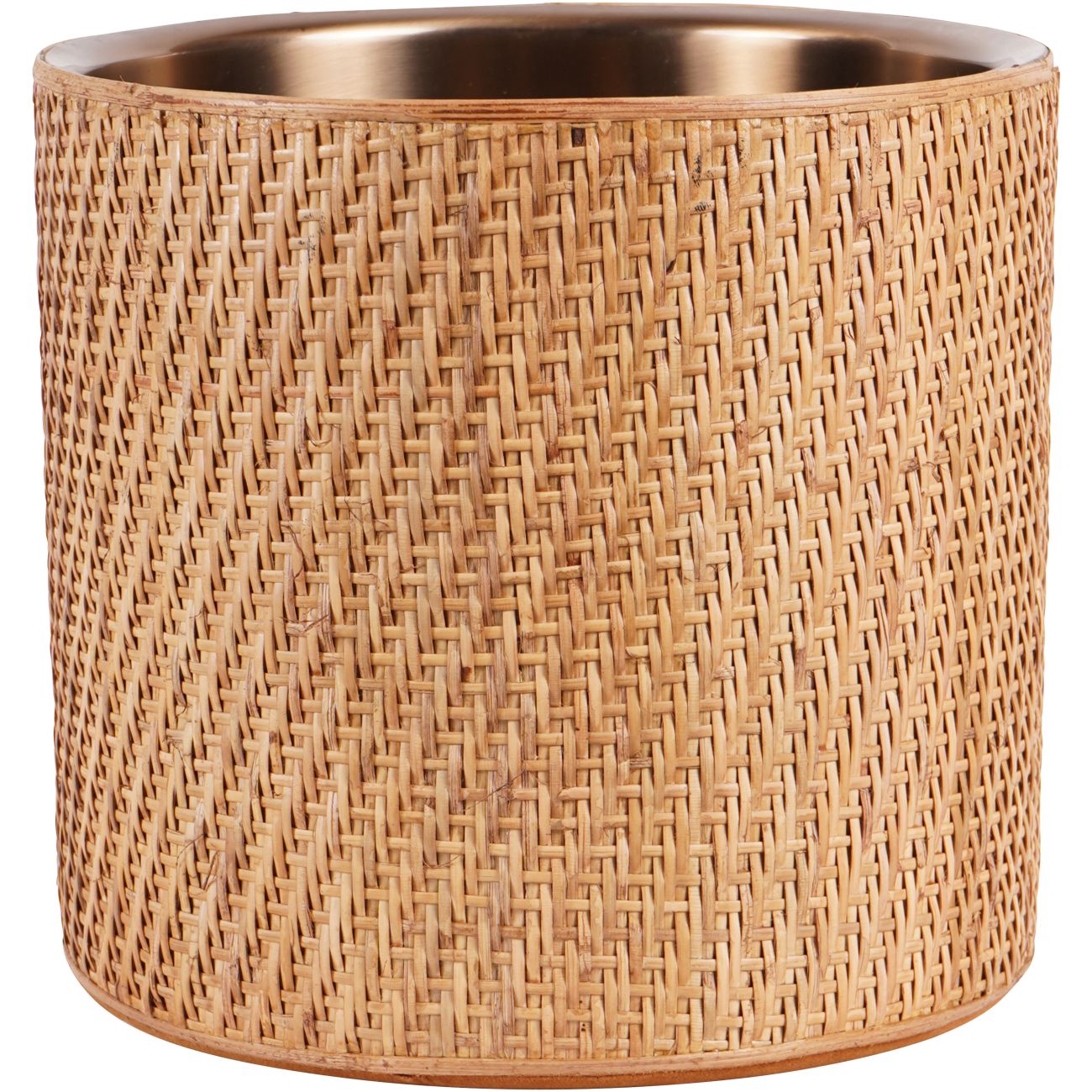 Rattan Dusky Gold Champagne Cooler