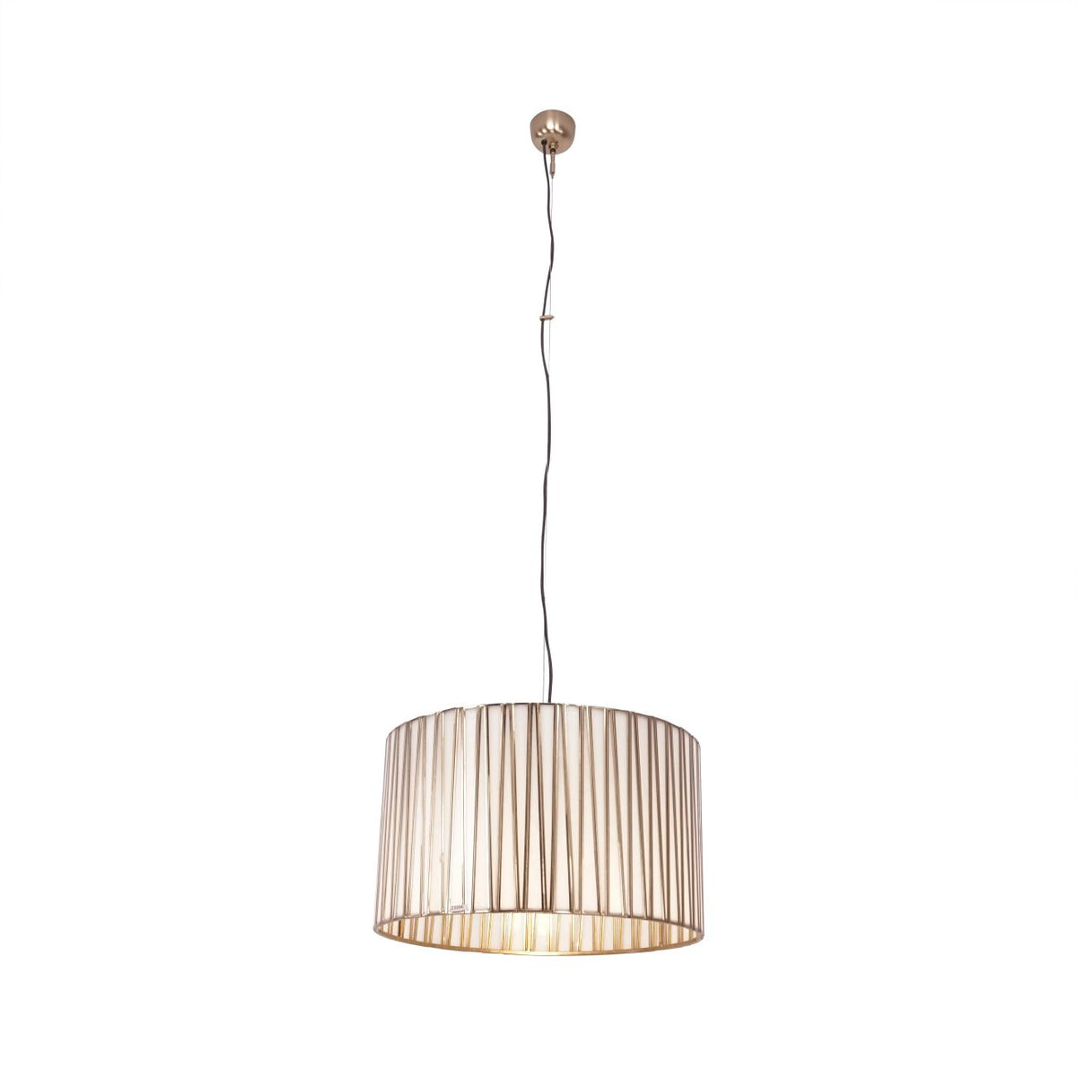 Burgh Glass Drum Pendant 50x30cm