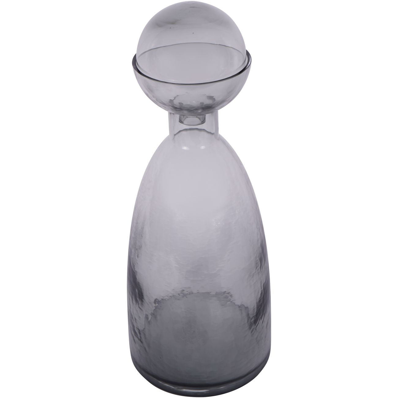Vitrum Smoked Bottle Vase 43cm