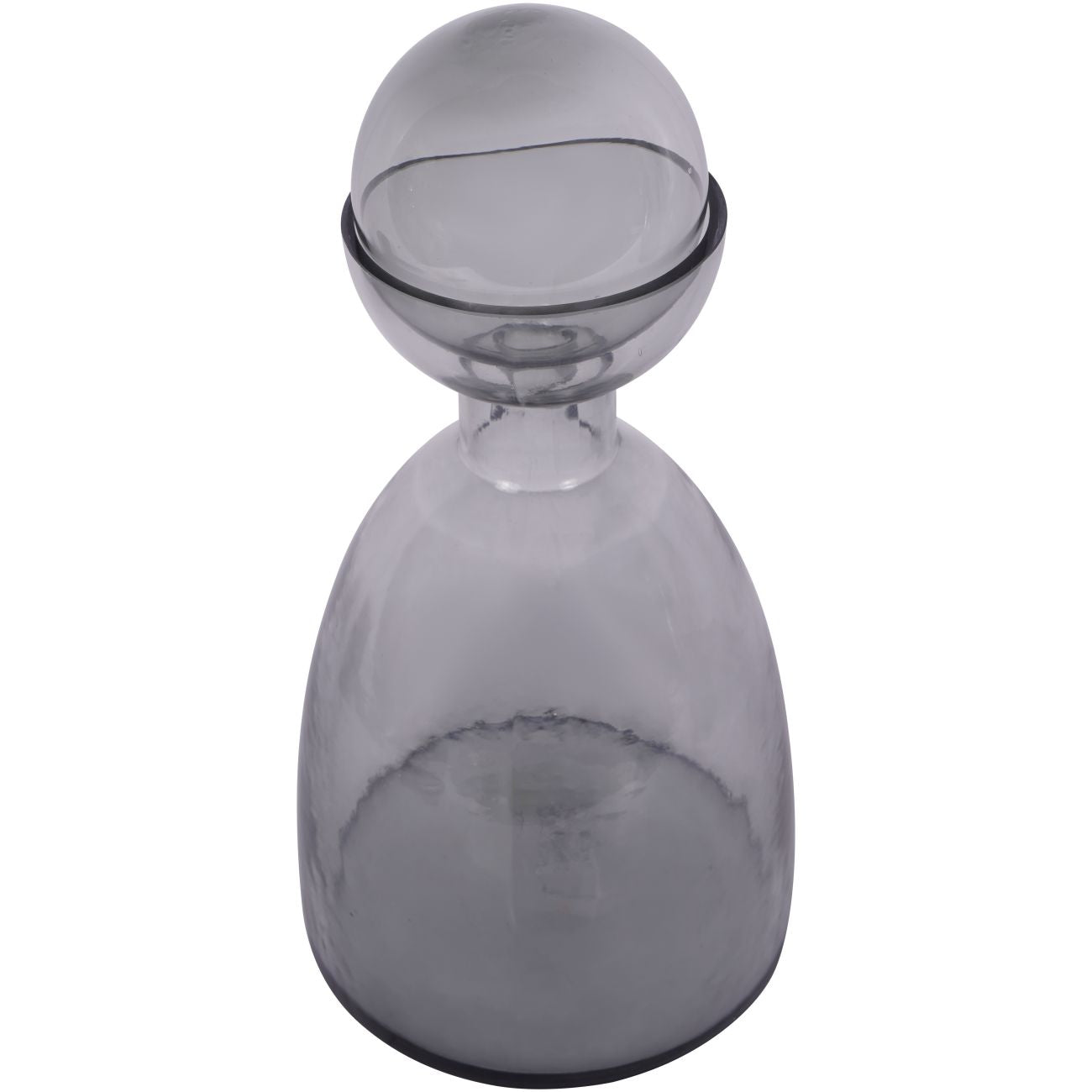 Vitrum Smoked Bottle Vase 37cm