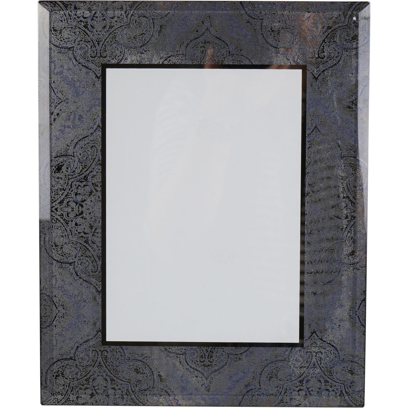 Mandala Pattern Smoked Mirror Photo Frame 7x5