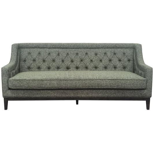 Theodore Buttoned Sofa Forest Green