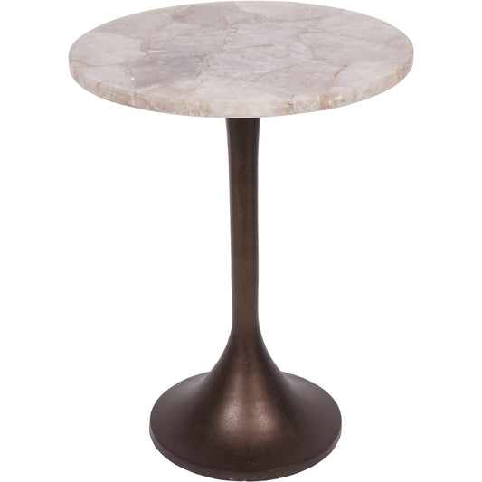 Bosworth Smokey Quartz Side Table 42cm