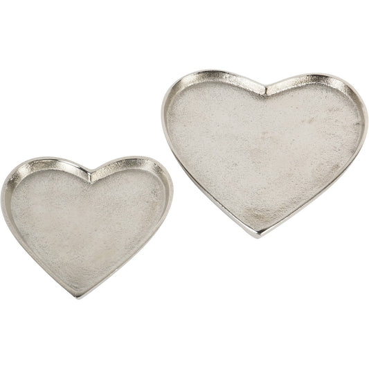 Esme Heart Set of 2 Plates
