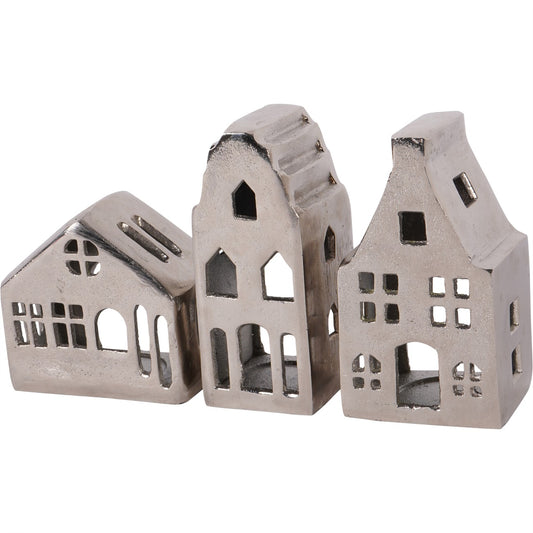 Laura Ashley Hand Crafted House's Silver Set of 3