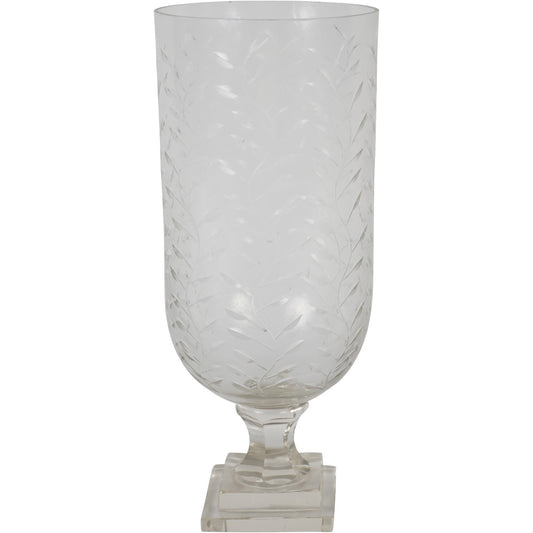 Laura Ashley Glass Cut Hurricane Medium