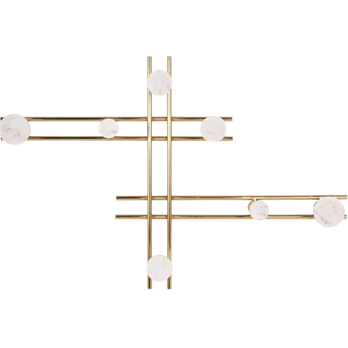 Genoa Iron and Marble Seven Wall Hanger