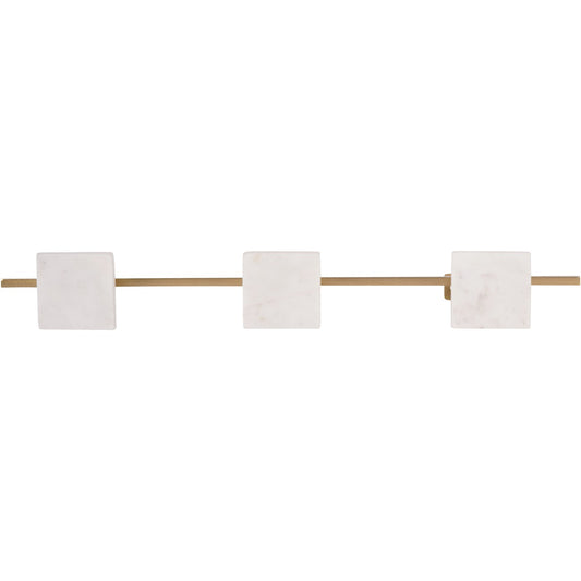 Genoa Iron and Marble Three Wall Hanger