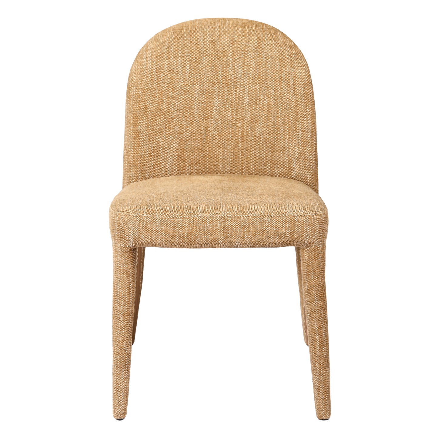 Eska Pair of Upholstered Dining Chairs in Wheat