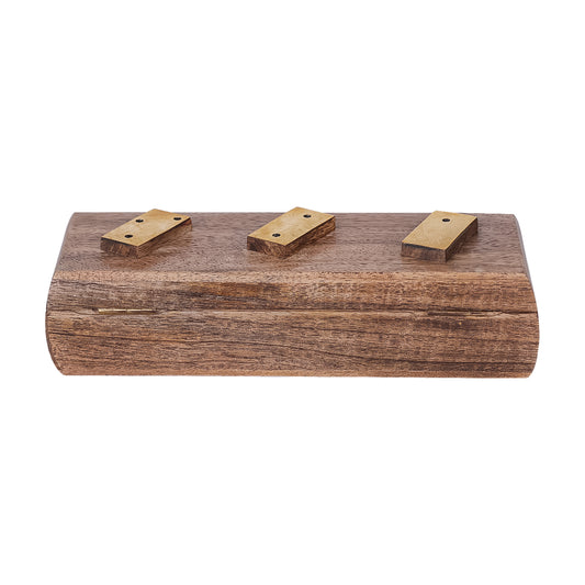Pryce Mango Wood Domino Game