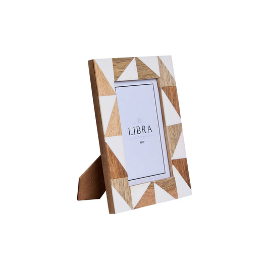 Geometric Resin Photo Frame 4x6