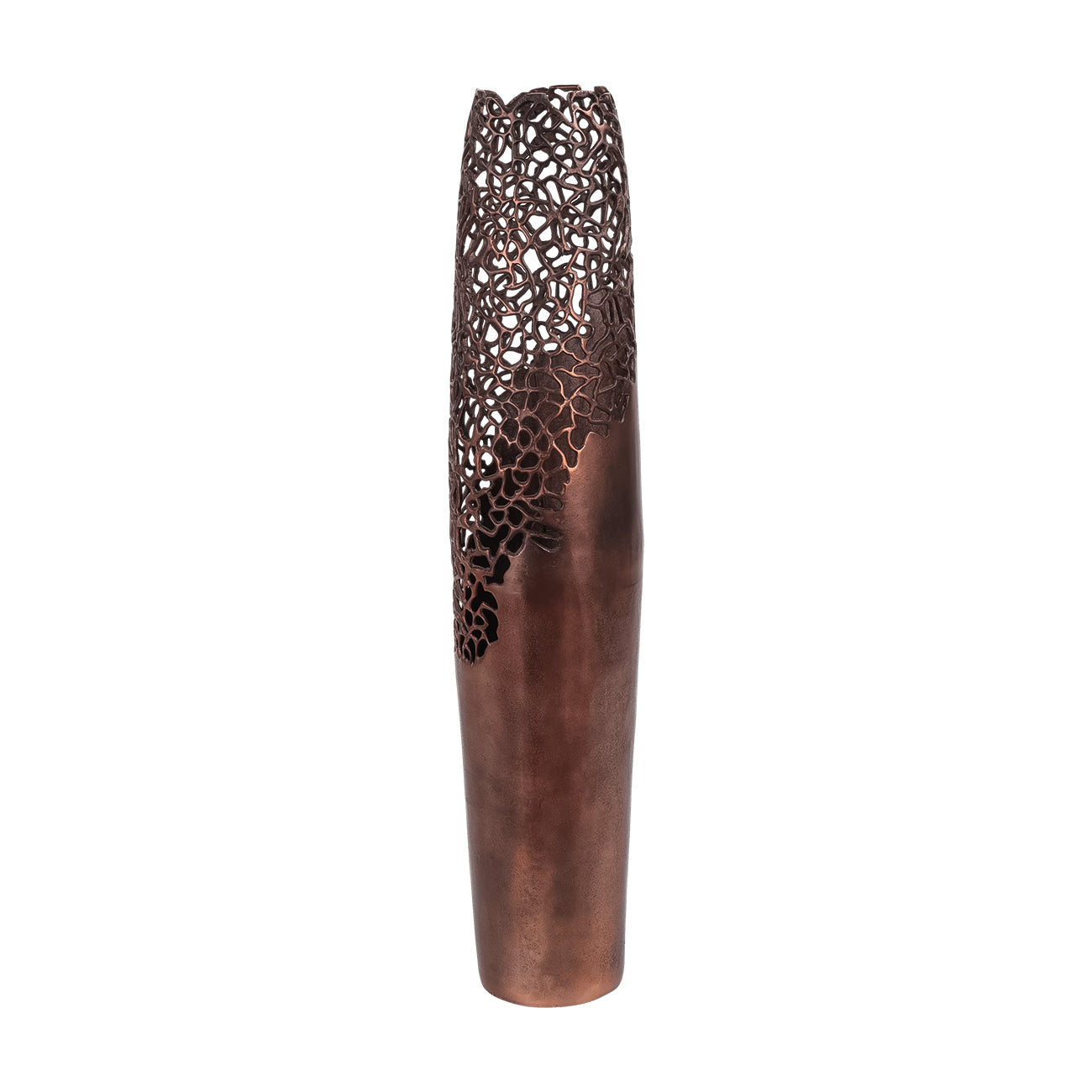 Apo Coral Raw Bronze Large Vase