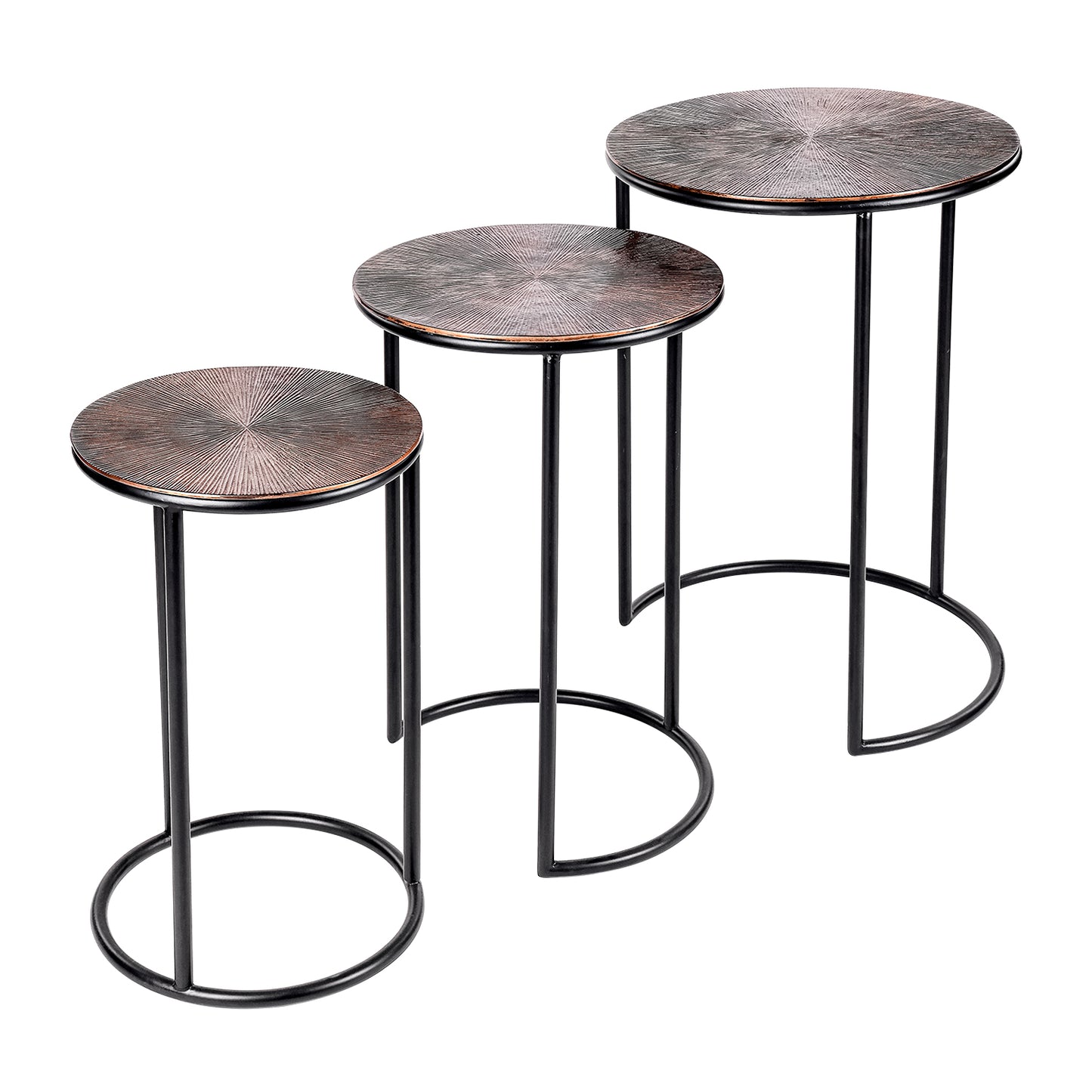 Tambora Metal Tables Set of 3