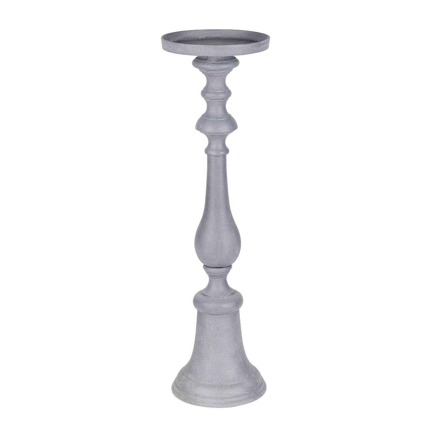 Van Dyk Grey Stonewash Pillar Holder Small