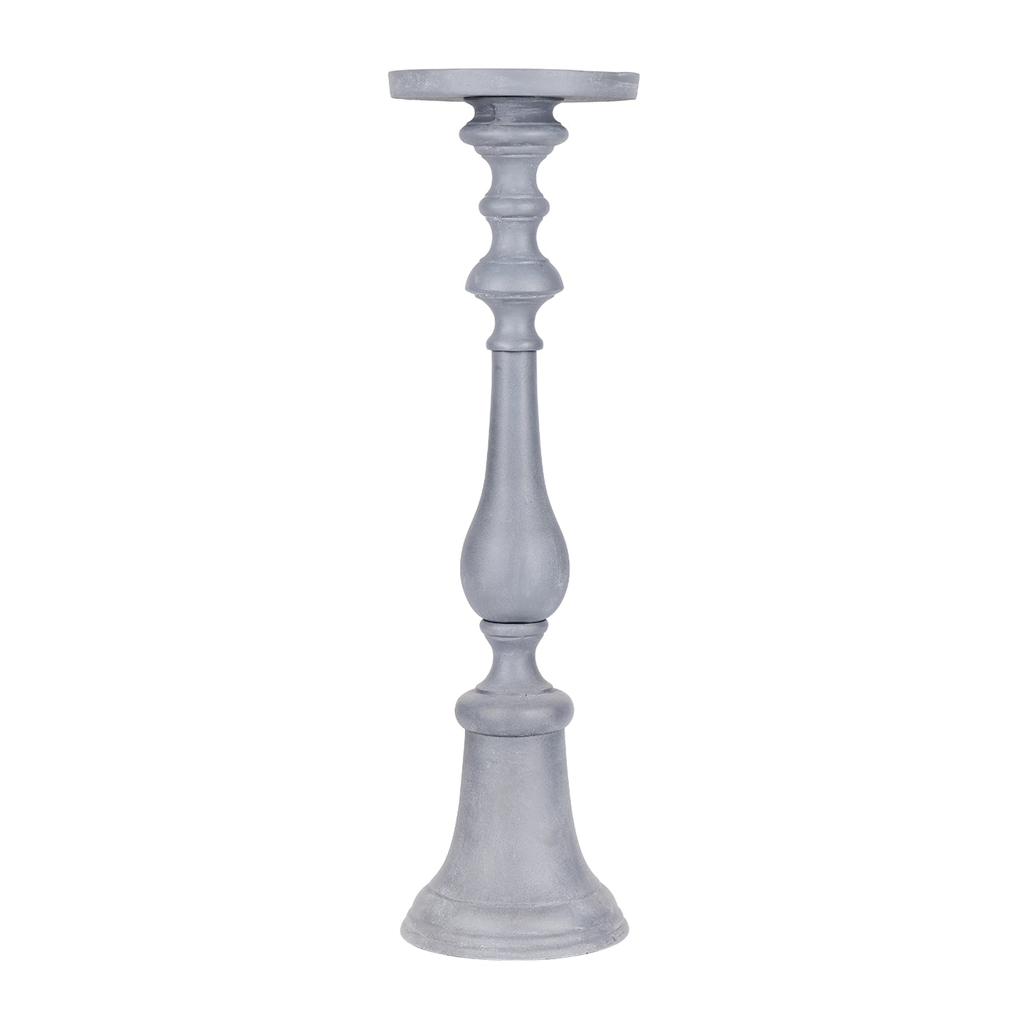 Van Dyk Grey Stonewash Pillar Holder Small