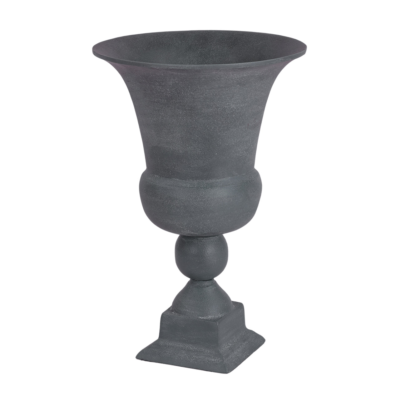 Van Dyk Tall Grey Stonewash Urn Large