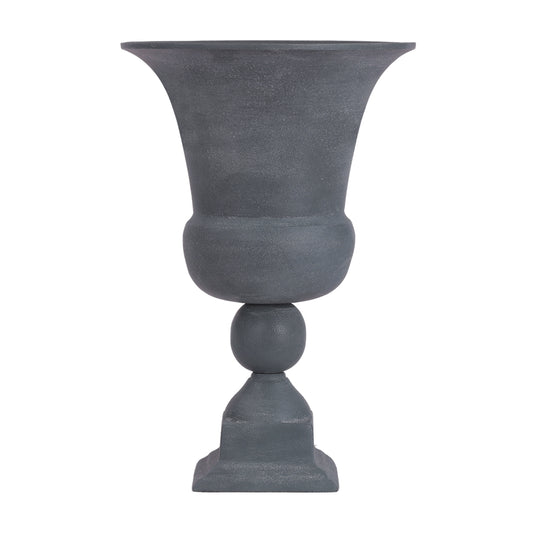 Van Dyk Tall Grey Stonewash Urn Large