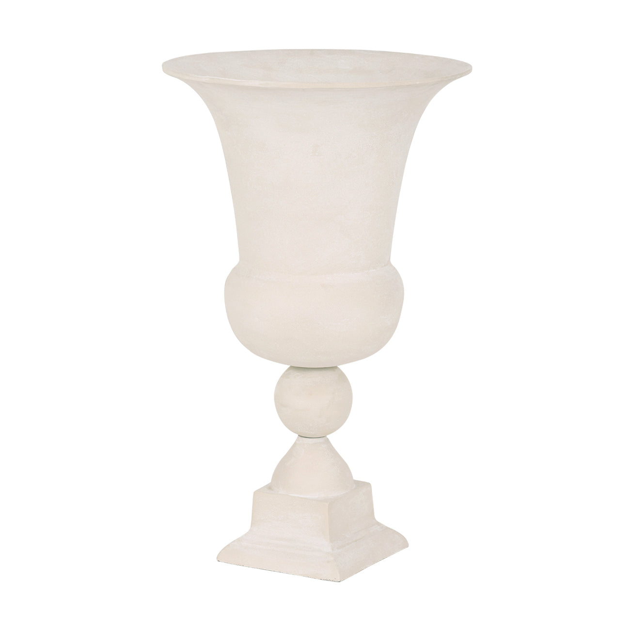 Van Dyk Tall Putty Stonewash Urn Medium
