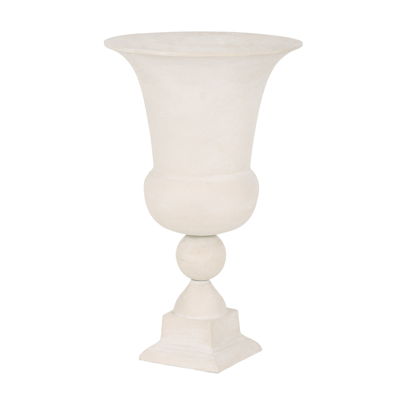 Van Dyk Tall Putty Stonewash Urn Large
