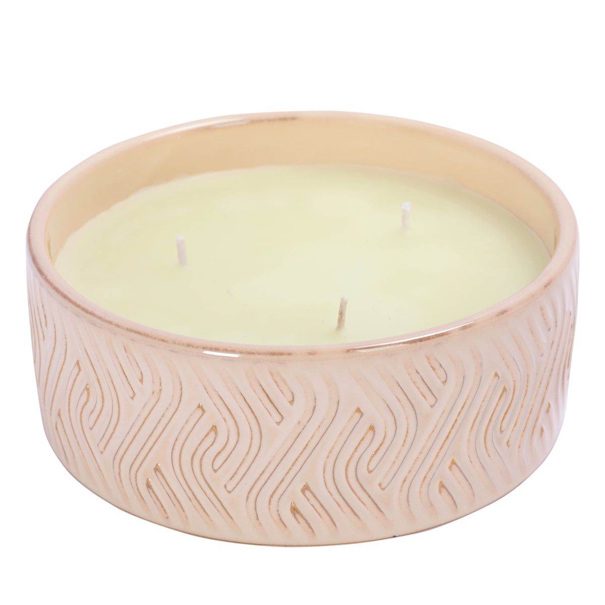 Promotion  - Serena Ceramic Candle Ivory