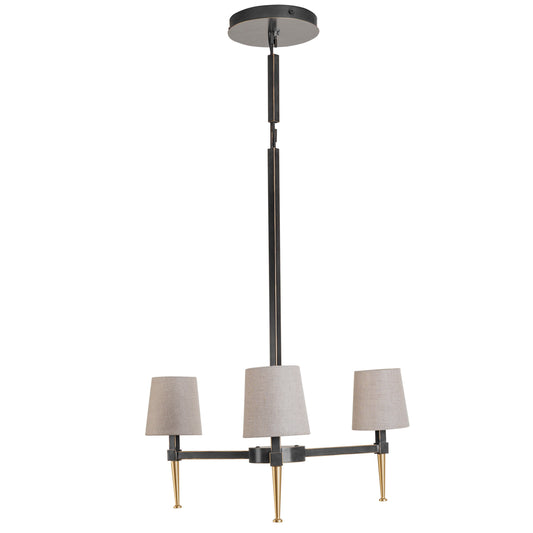 Stella 3 Light Pendant with Shades