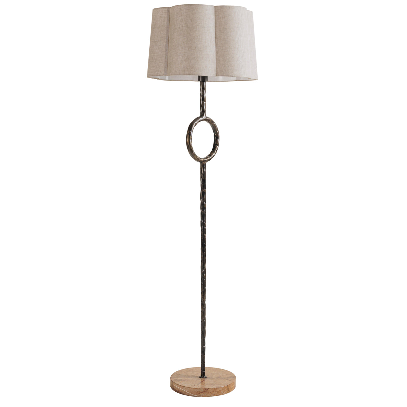 Promotion  - Rutland Floor Lamp with Plain Linen  Shade