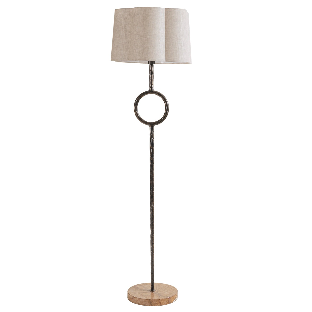 Promotion  - Rutland Floor Lamp with Plain Linen  Shade