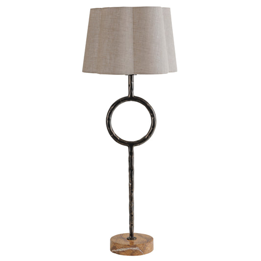 Promotion  - Rutland  Table Lamp with Plain Linen  Shade