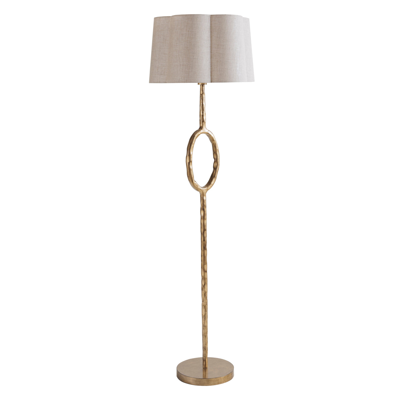 Ronde Floor Lamp with Linen Shade