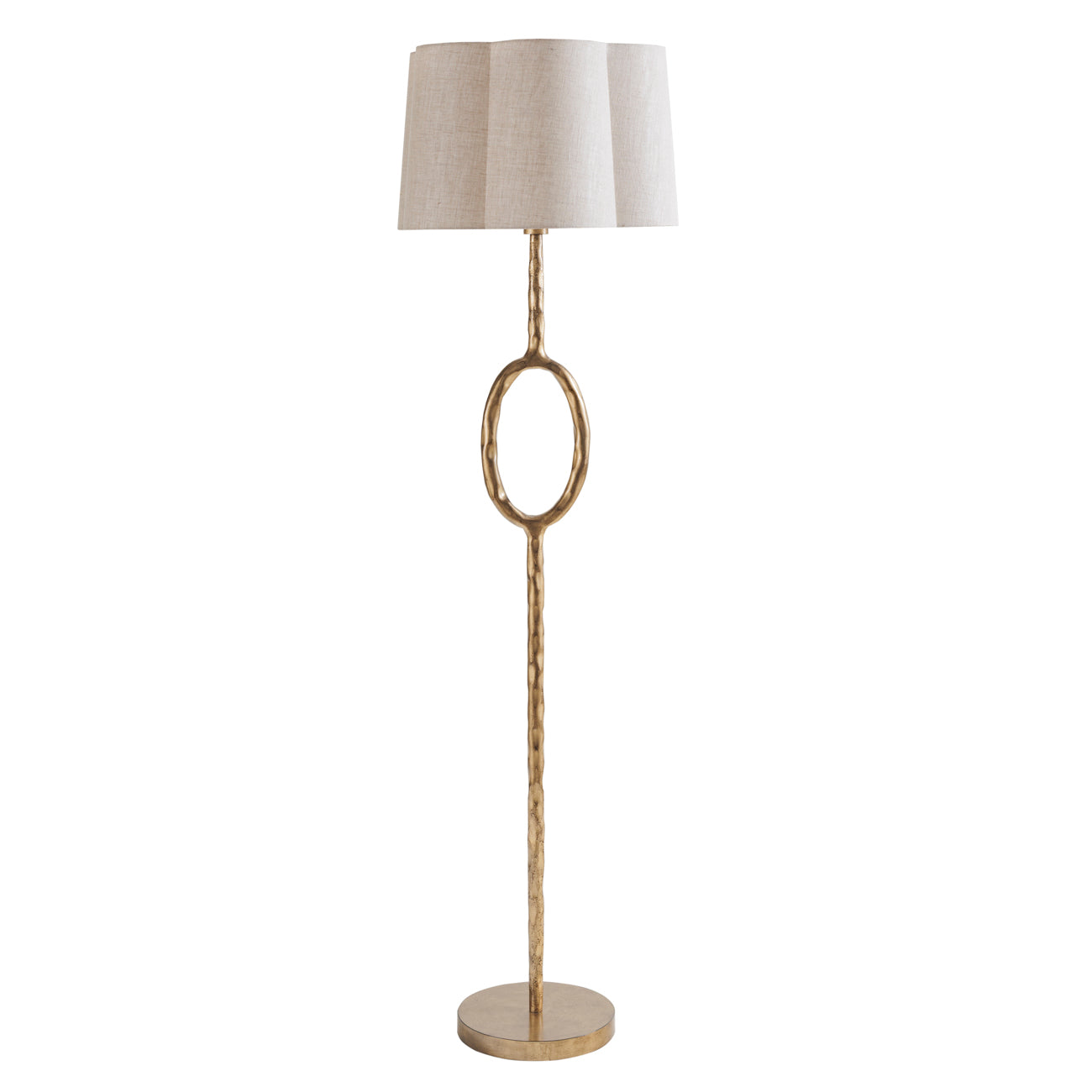 Ronde Floor Lamp with Linen Shade