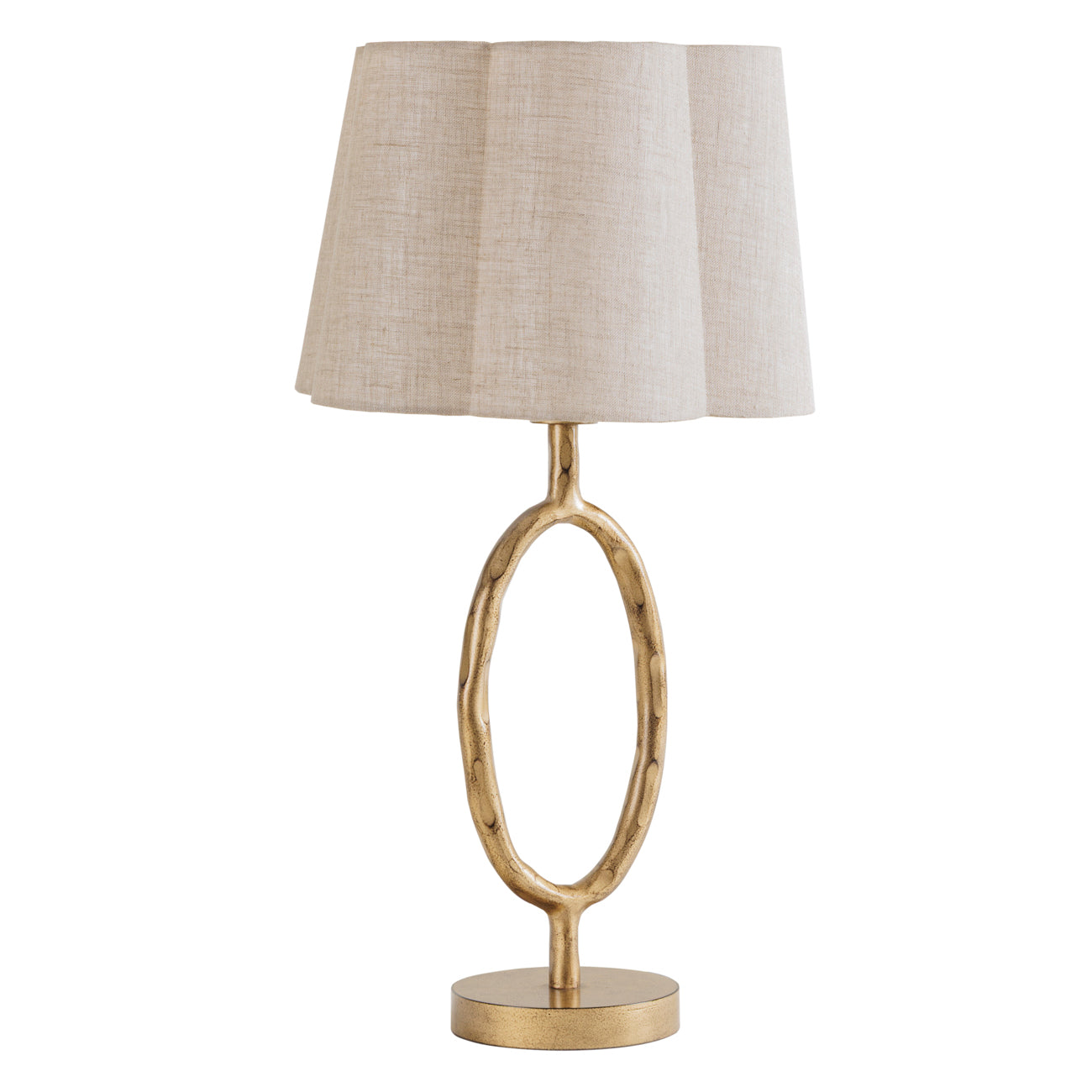 Ronde Table Lamp with Linen Shade