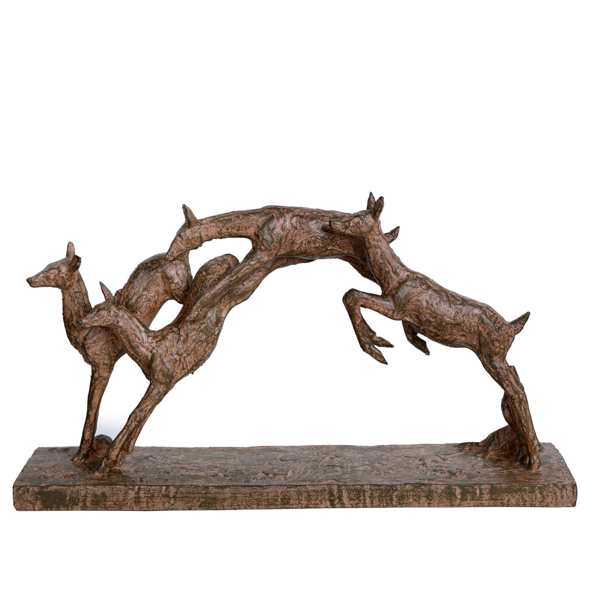 Promotion  - Rustic Woodland Leaping Fawns