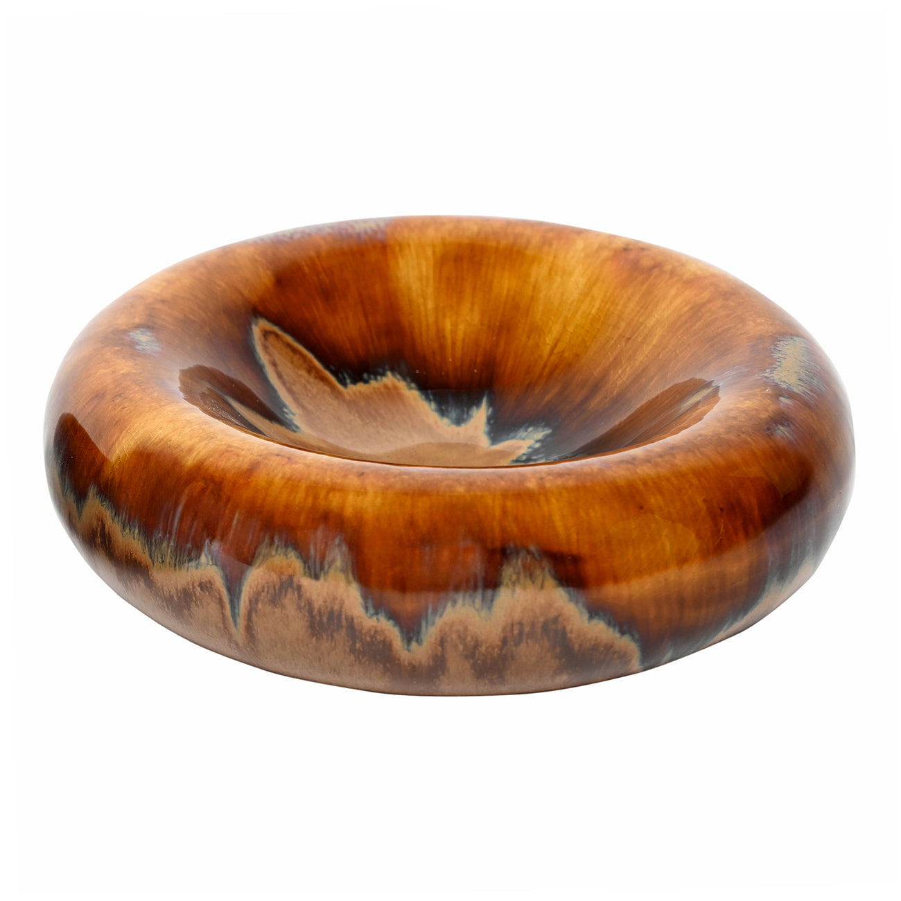 Medway Ochre Reactive Glaze Stoneware Bowl