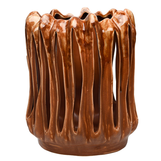 Denton Reactive Glaze Candleholder