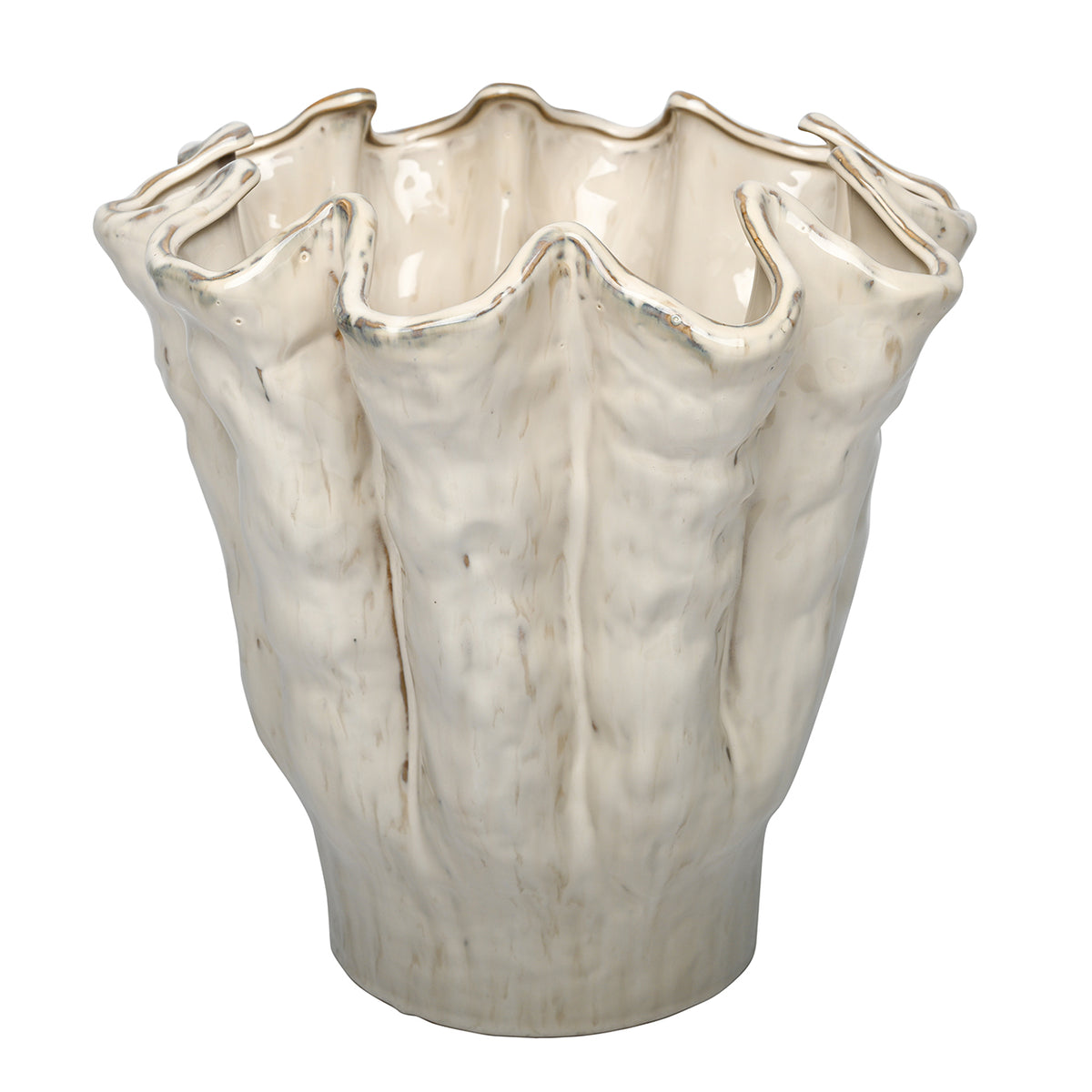 Coralie Glazed Vase Large