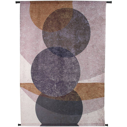 Elemental Circles Velvet Wall Hanging 135x110cm