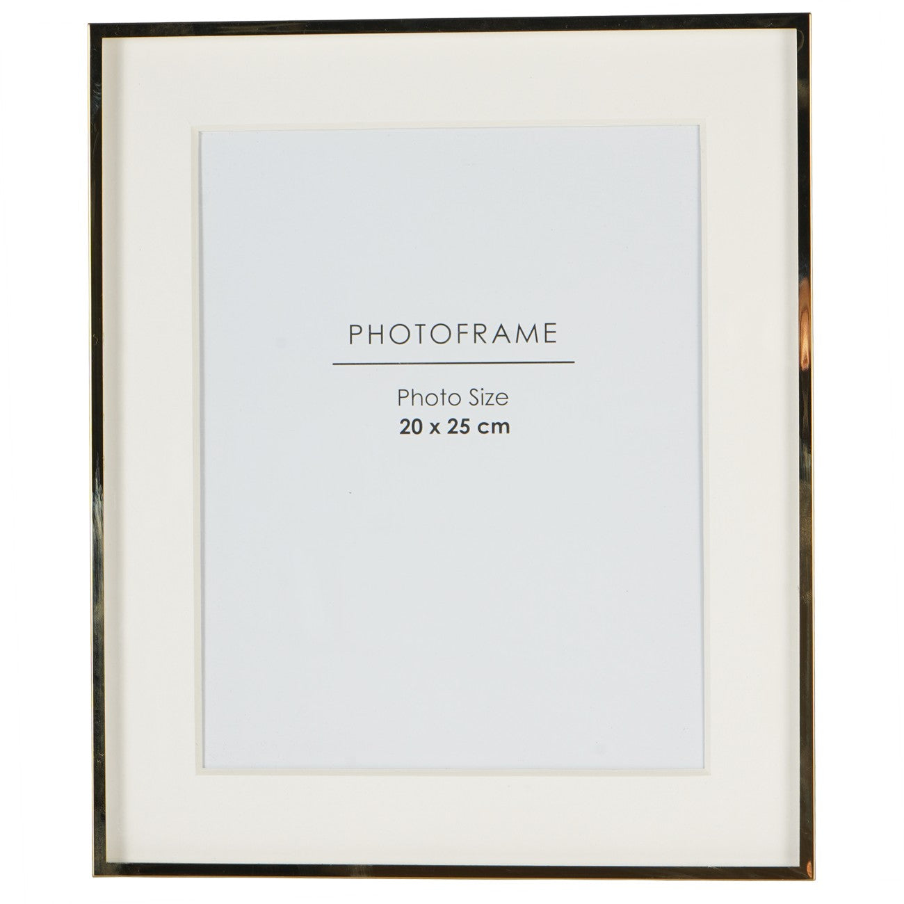 Strand Photo Frame Iron Gold 20x25cm 3D