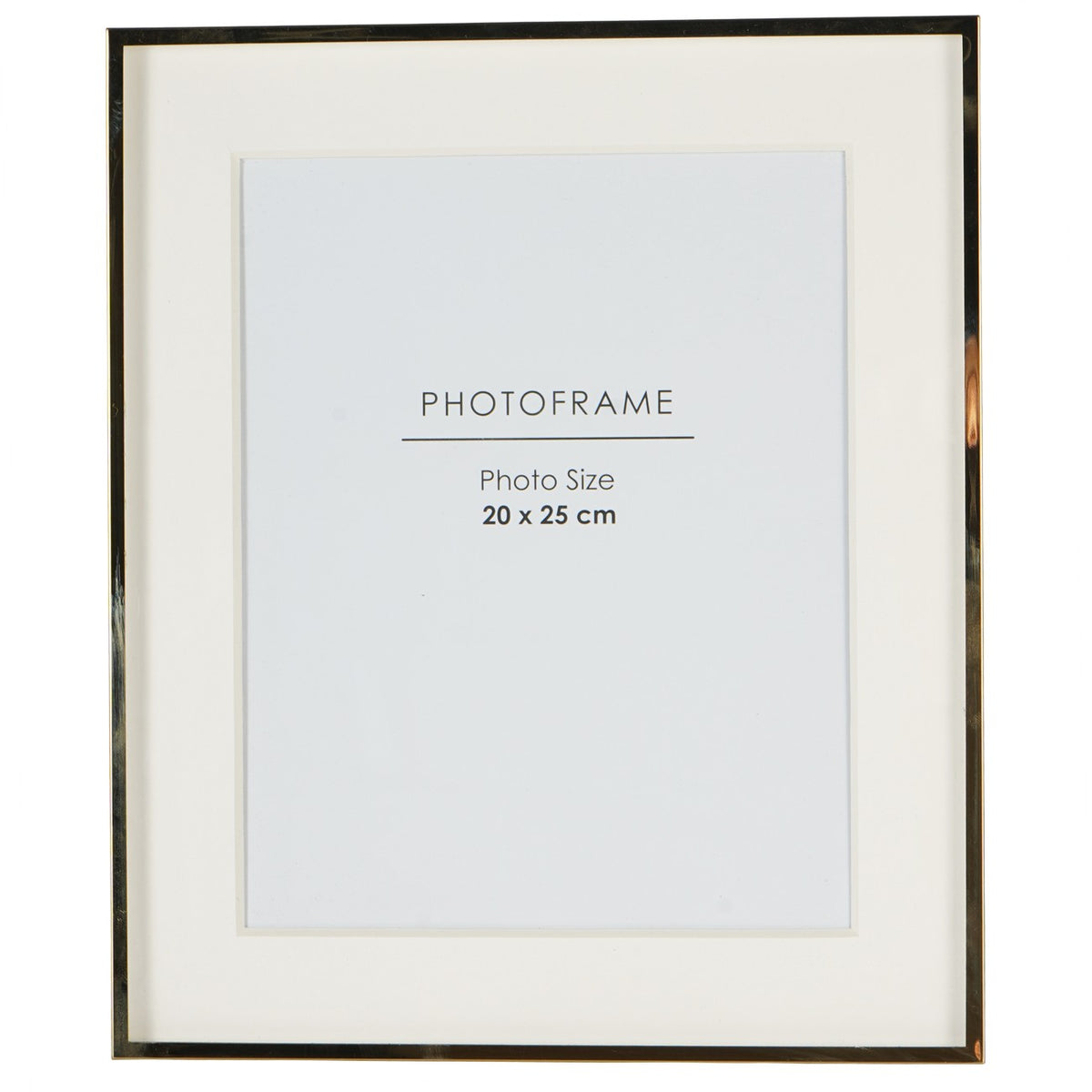 Strand Photo Frame Iron Gold 20x25cm 3D