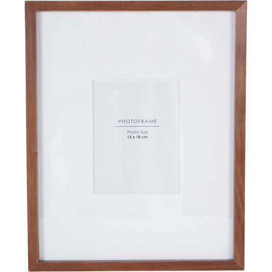 Ruben Photo Frame Rubberwood Brown 13x18cm
