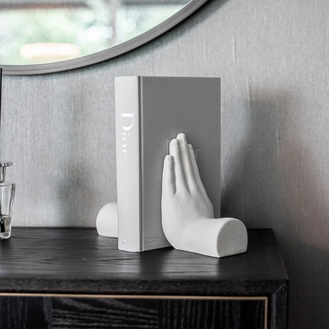 Porcelain Hand Bookends