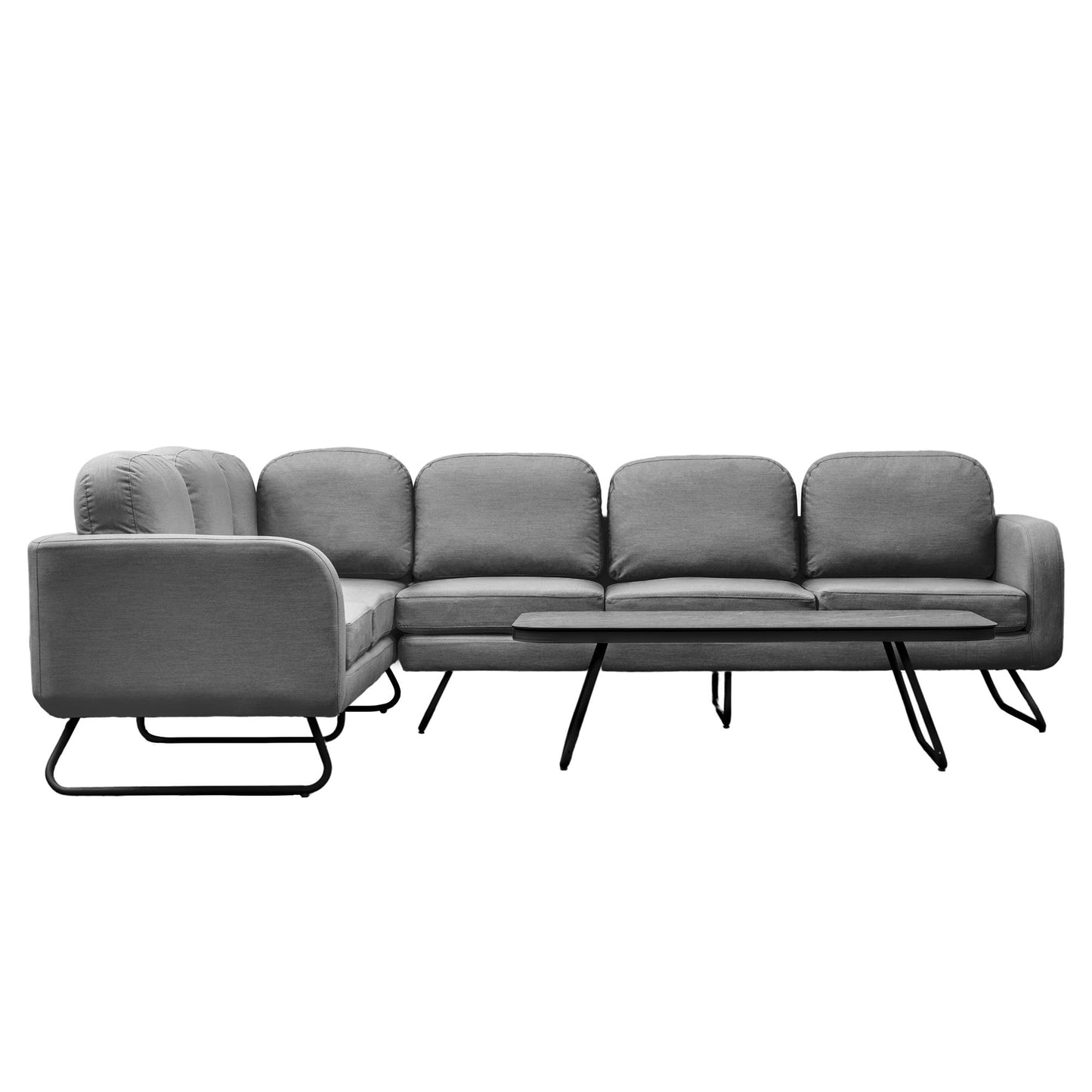 Ancona Slate Corner Lounge Set