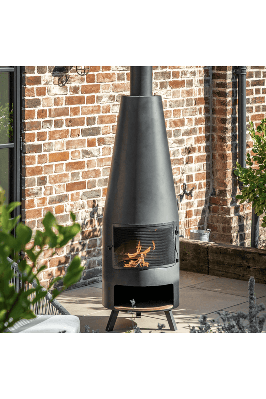 Foligno Chiminea with Pizza Shelf