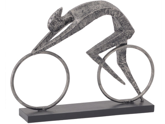 Abstract Cyclist Sculpture