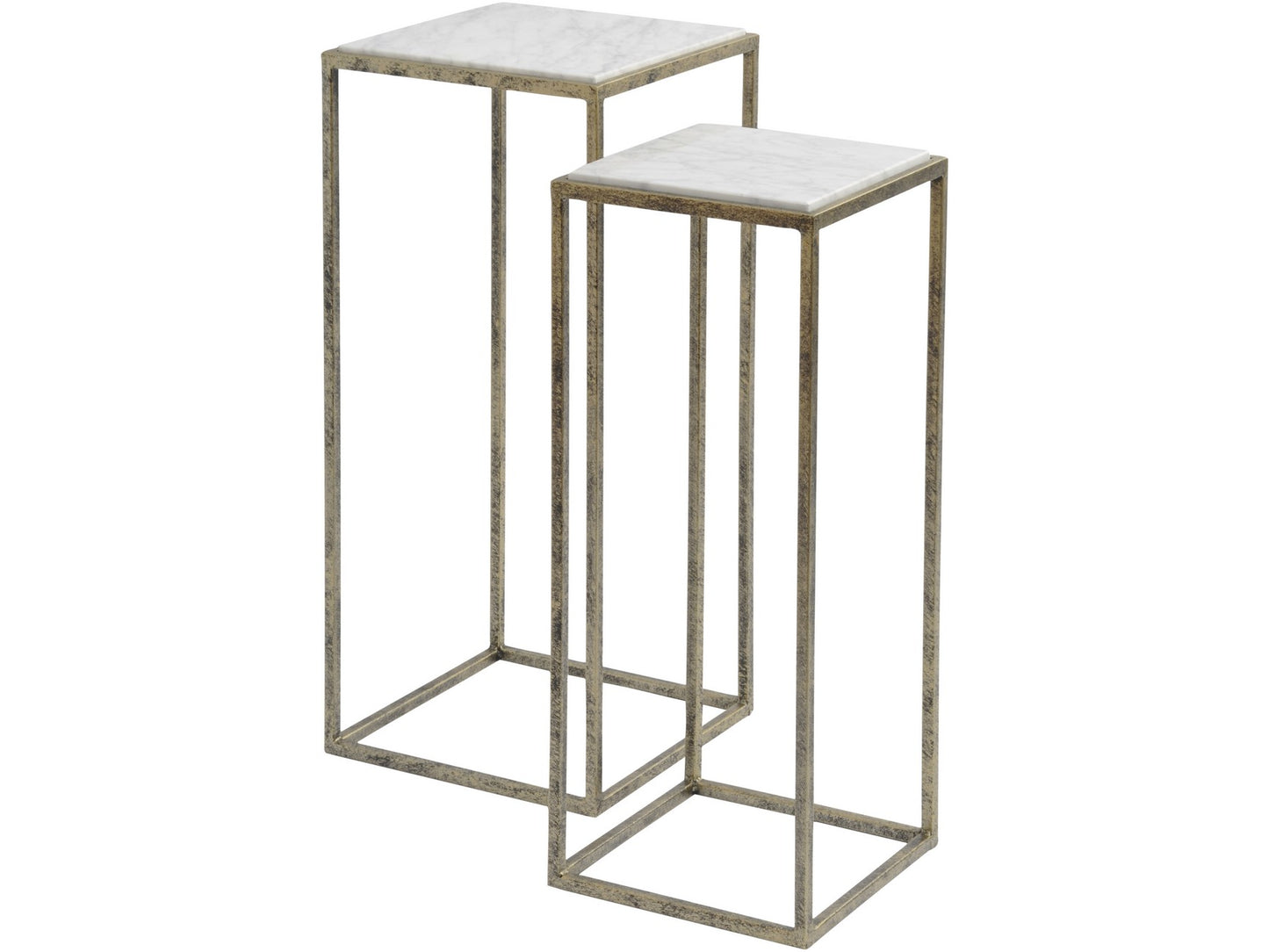 Mylas Marble Set Of 2 Side Tables