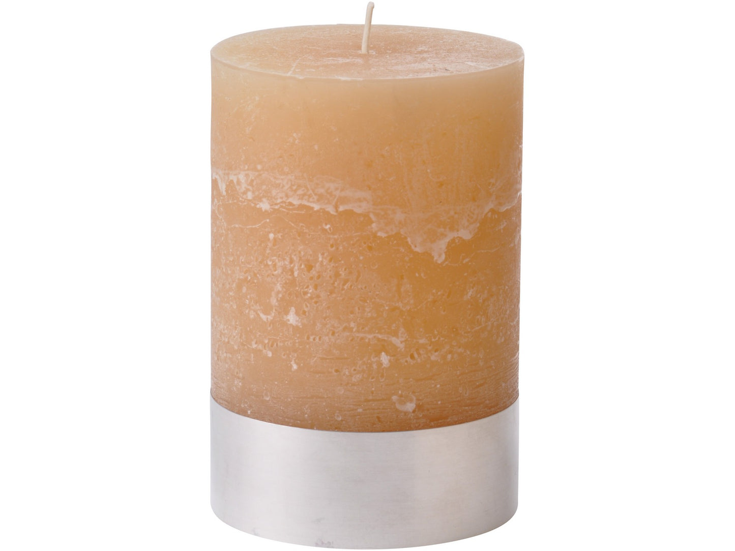 Libra Marzipan Rustica Pillar Candle 10x15cm