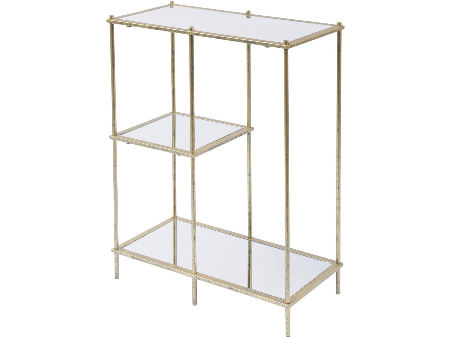 Mylas Modular Shelving Unit With Mirrored Panels