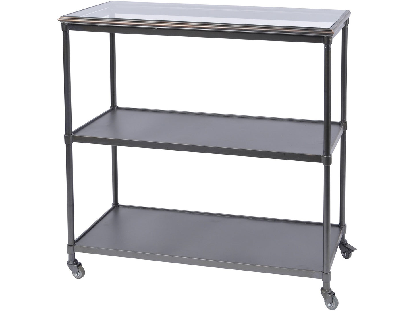 EX DISPLAY Moresby Black 3 Shelf Unit