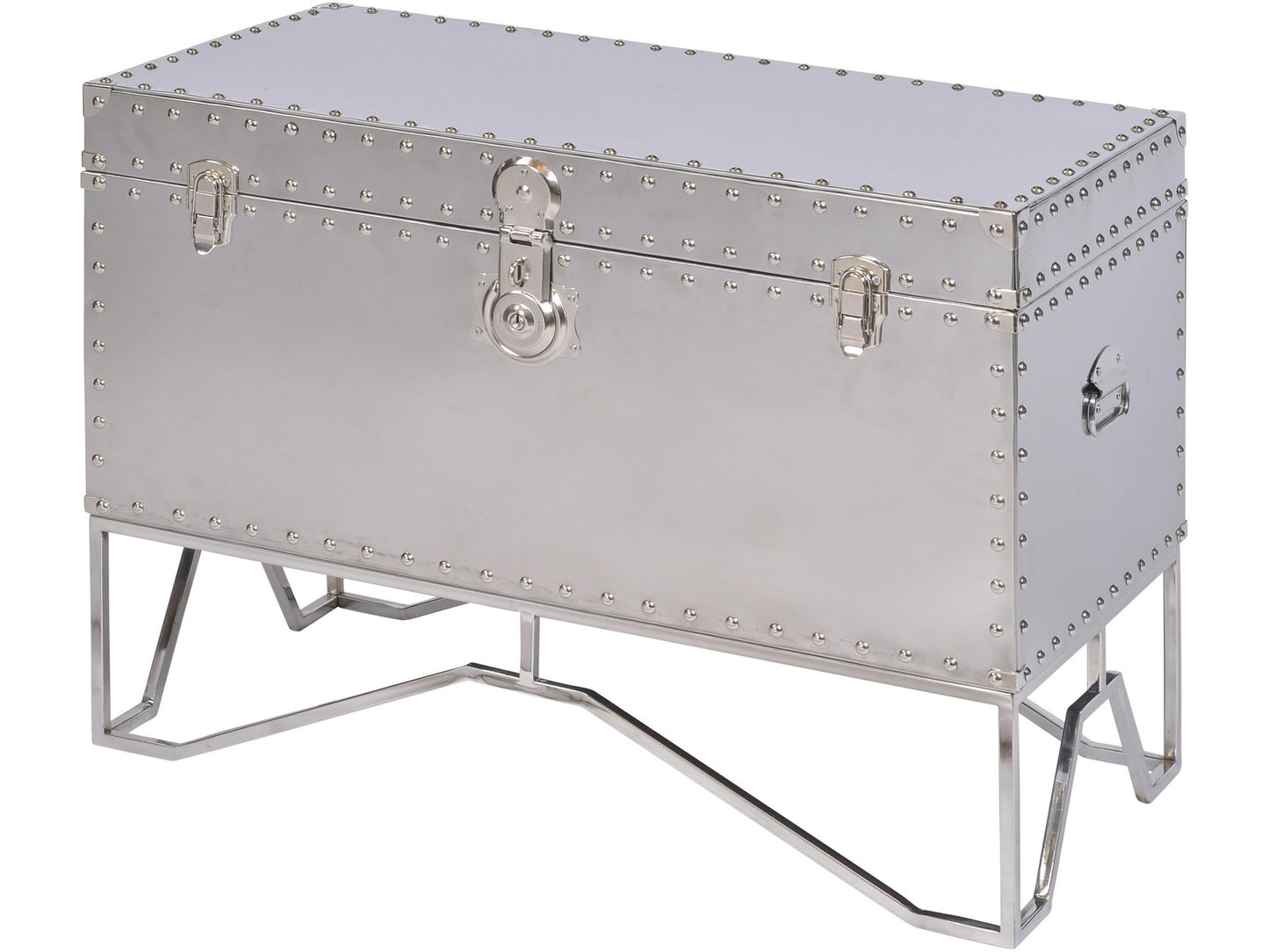 EX DISPLAY Duke Stainless Steel Trunk