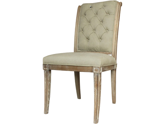 Homestead Grey Button Back Dining Chair